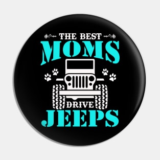 the best moms drive jeeps cute dog paws mother's day gift Pin