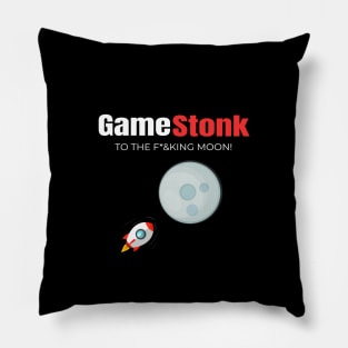 GameStonk to the Moon Pillow