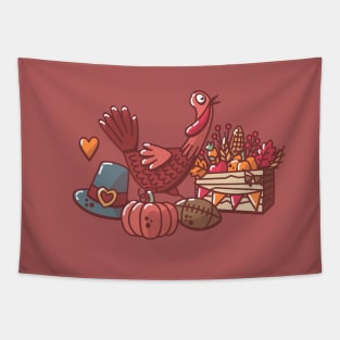 Thanksgiving day Tapestry