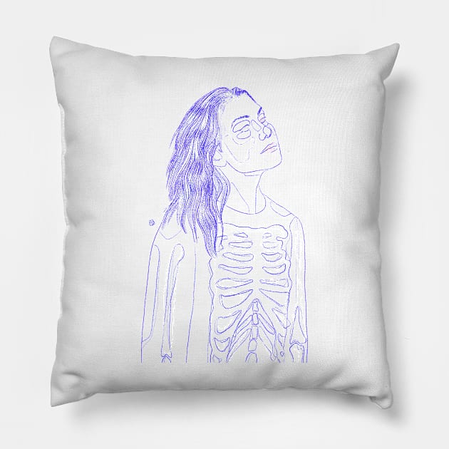 Phoebe Sketch Pillow by annijyn