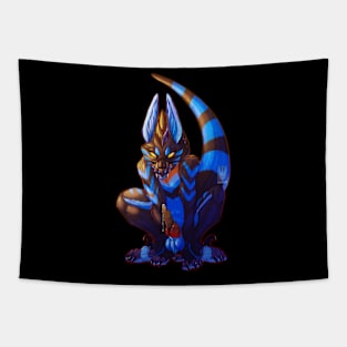 NSFW Raze Dinodog Crouching Tapestry