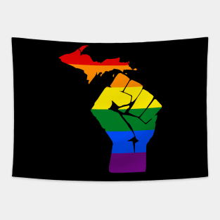 LGBTQ+ Michigan Revolution Tapestry