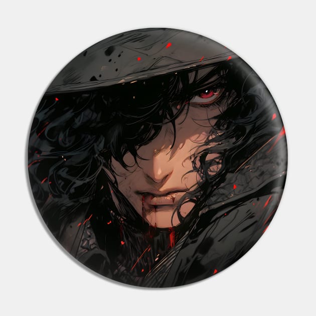 Hunters of the Dark: Explore the Supernatural World with Vampire Hunter D. Illustrations: Bloodlust Pin by insaneLEDP