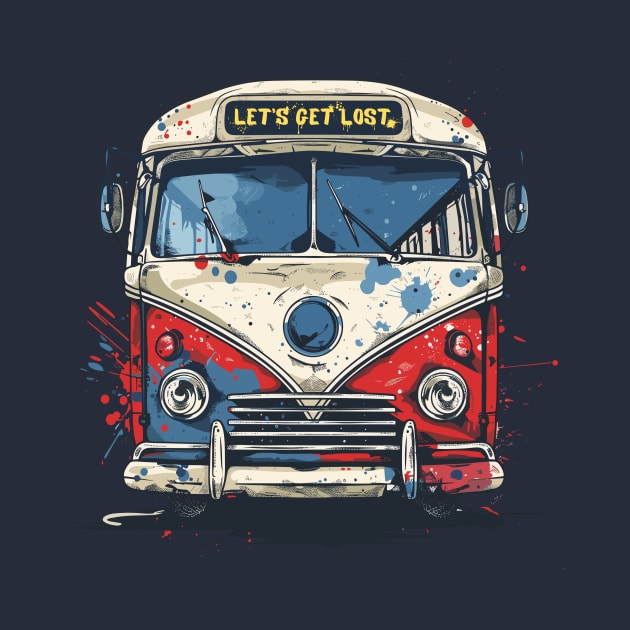 Let's Get Lost -  Adventure Bus by LoffDesign