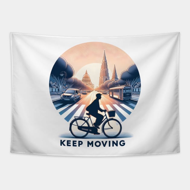 Keep Moving Tapestry by soaktrendingworld