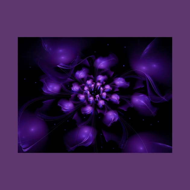 Abstract flower fractal by Tanyalovus