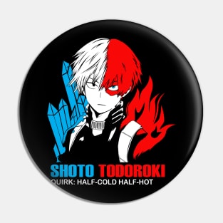 Shoto HCHH Anime Fanart Pin