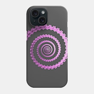 Infinite fractal spiral Phone Case