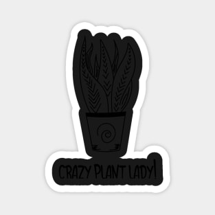 Crazy Plant Lazy Magnet