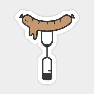 BBQ Sausage Magnet