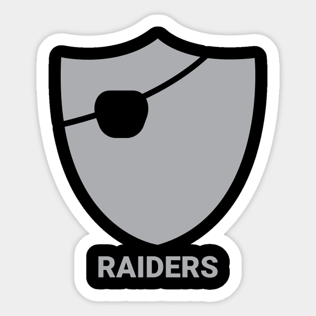 Raiders Stickers for Sale