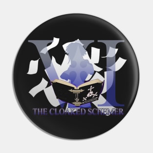 The Cloaked Schemer Pin