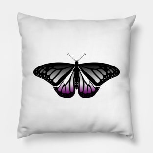 Asexual Pride Butterfly Pillow