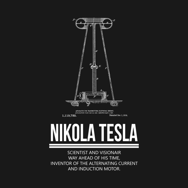 Nikola Tesla's Tesla Tower by ShirtAtlas