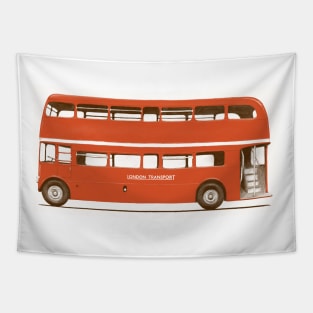 Red London Bus Tapestry