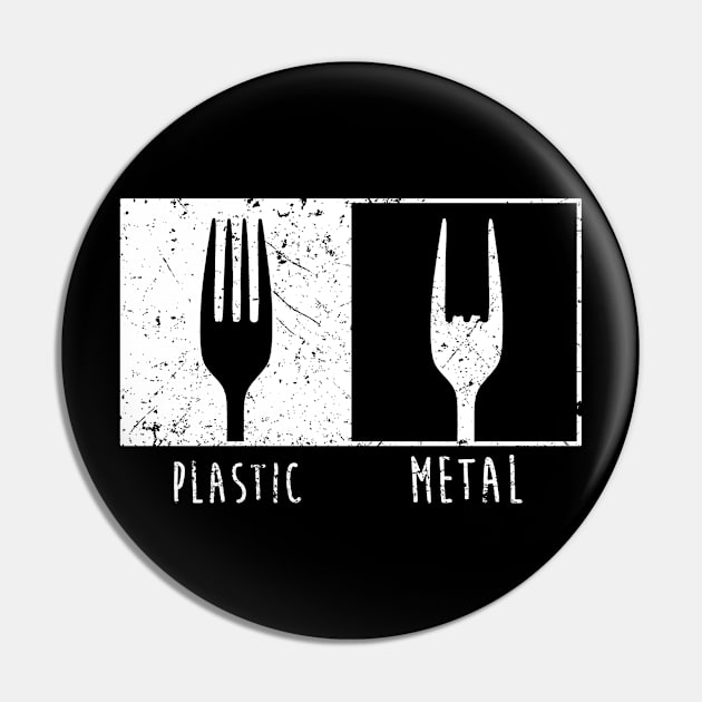 Plastic Vs Metal Fork Pin by NINE69