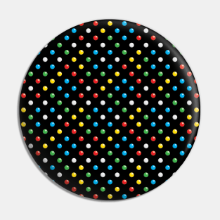 Primary Colour Design Pattern Pin