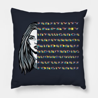 Beautiful Women-Women: Bold and Inspiring Pillow