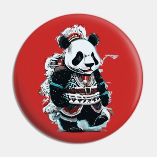 Panda claus Pin