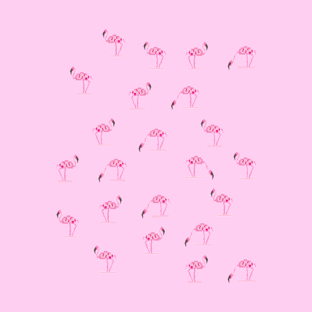 flamingos by daidai