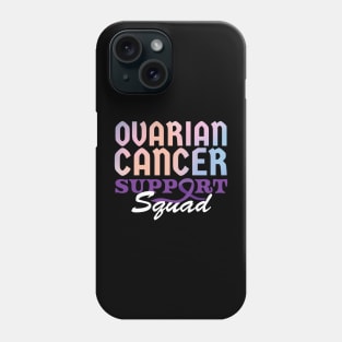 Ovarian Cancer - Colorful Typograph Phone Case