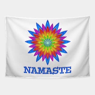 Namaste Flower Tapestry