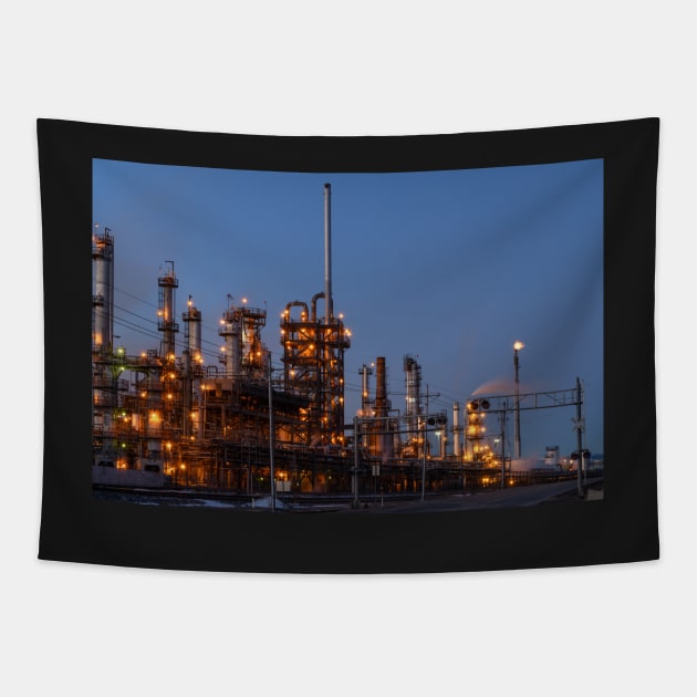 Oil and Sky Tapestry by gdb2