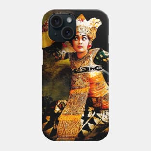 Balinese Traditional Dancer Bali Indonesia Barong Painting Phone Case