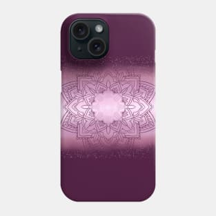 Purple Gradient Mandala Phone Case