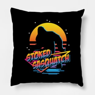 Stoked Sasquatch Pillow