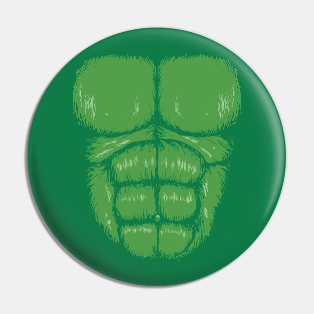 Green Beast Chest Pin by NSA