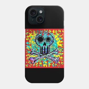 skull tag pop art Phone Case