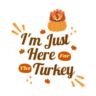 I am here for turkey T-Shirt