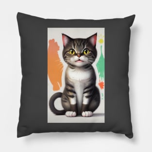 funny cat Pillow