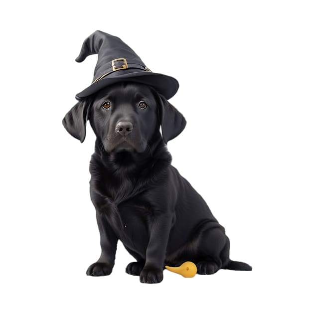 Cute Labrador Witch by likbatonboot