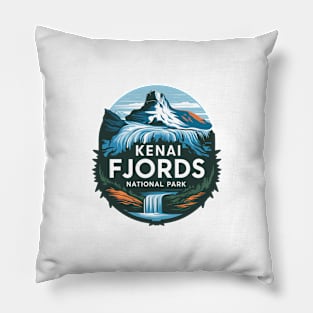 Kenai Fjords National Park Alaska Gift Souvenir Pillow