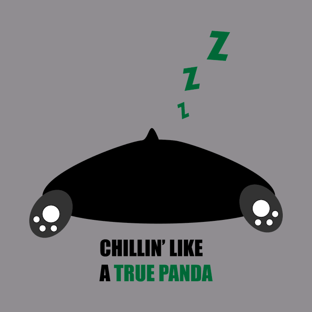 Chillin' like a true panda by Anitiv