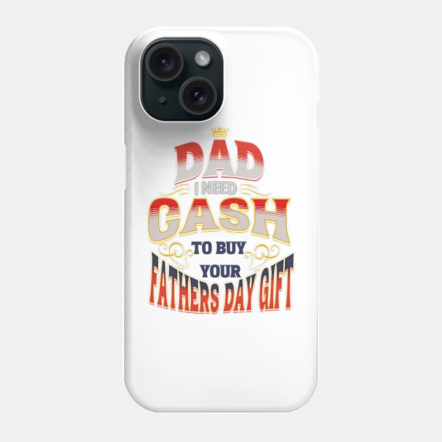 Father's Day t-Shirt Phone Case by Simply Glitter Designs