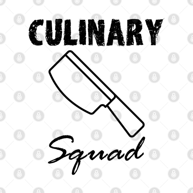 Culinary Squad #2 (Black Font) by mareescatharsis