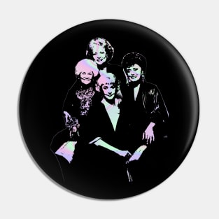 the golden girls- holographic Pin