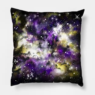 Space Non Binary Pride Pillow