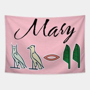 MARY-American names in hieroglyphic letters,  a Khartouch Tapestry