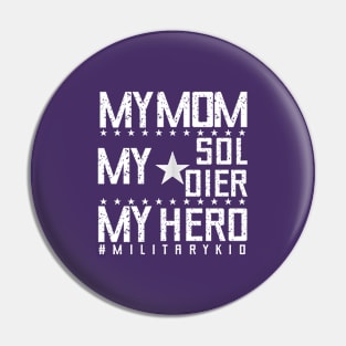 Purple Up For Military Kids - Month of the Military Child 2023 Pin