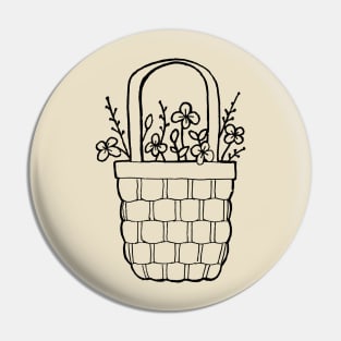 Flower Basket Pin