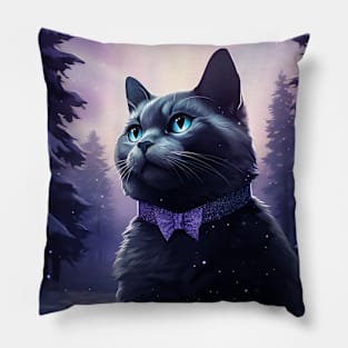 Arctic Chartreux Pillow