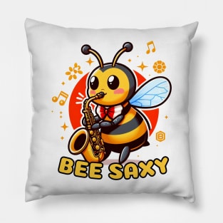 Bee saxophone player Pillow