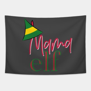 Mama Elf Christmas shirt Tapestry