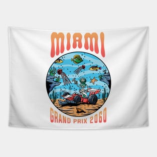 Miami Grand Prix 2060 Tapestry