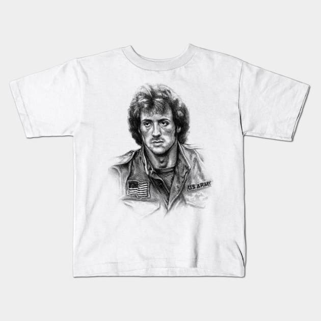 Endeløs Flock uddannelse John Rambo: First Blood - Rambo - Kids T-Shirt | TeePublic