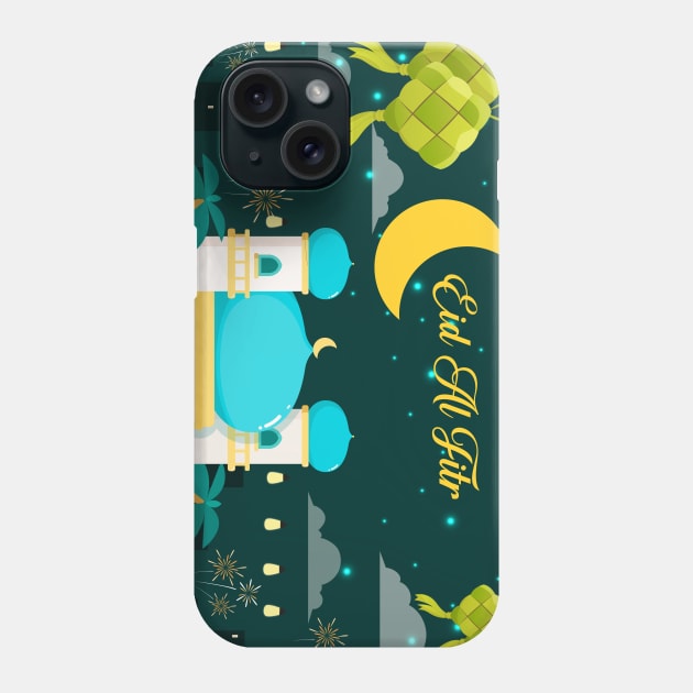 EID AL FITR HARI RAYA AIDILFITRI MUBARAK Phone Case by HAIFAHARIS